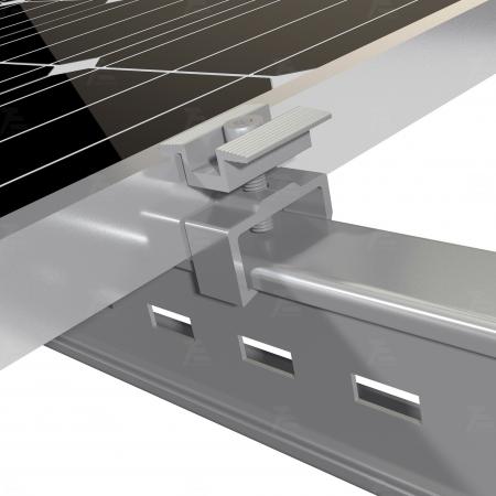 Sistema de montagem solar de aço galvanizado por imersão a quente
