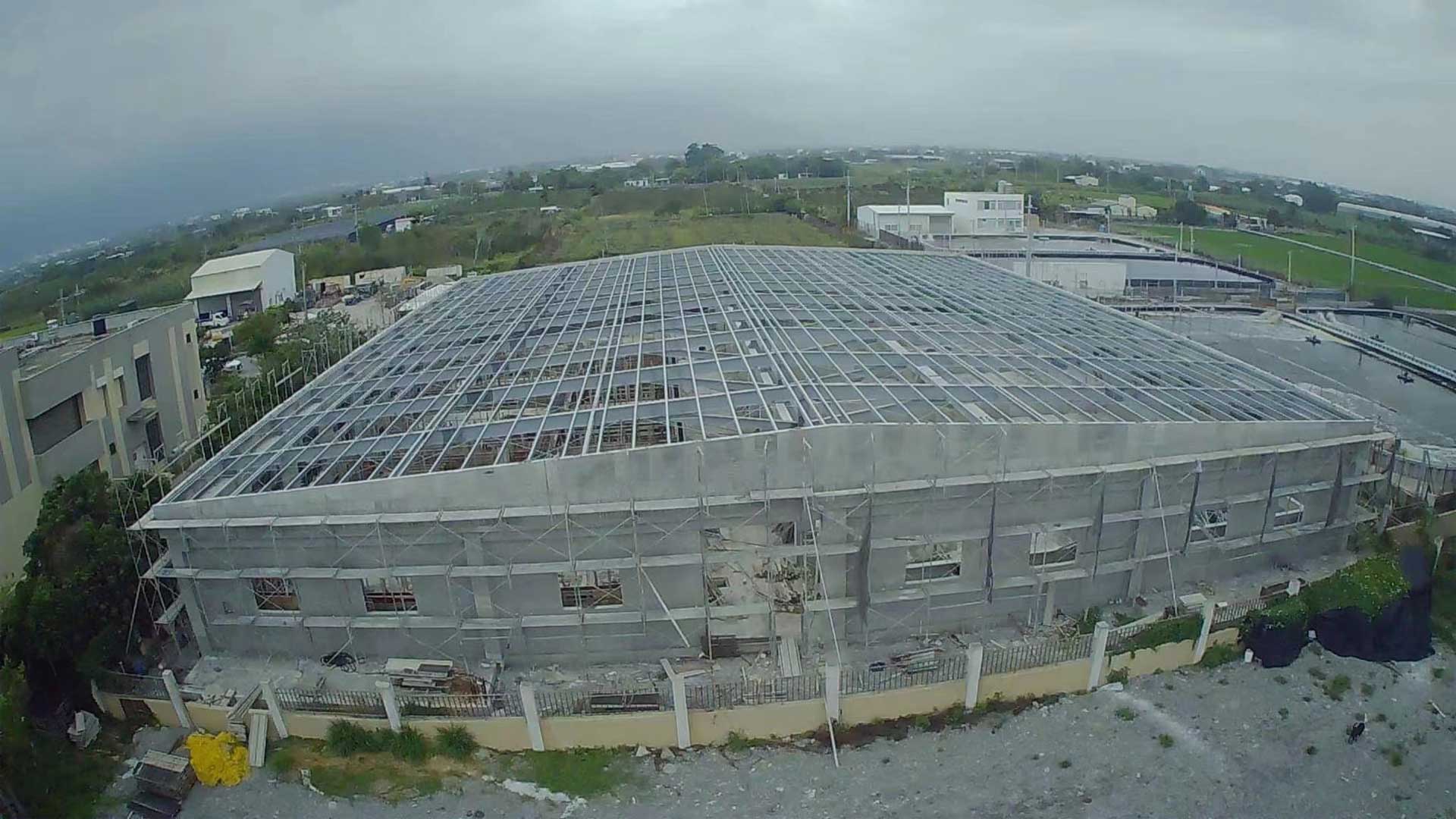 O projeto solar de simbiose de eletricidade de pesca interna da Huge Energy