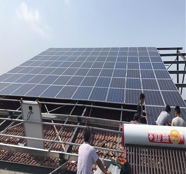 jiangsu suqian 50kw usina fotovoltaica no telhado