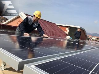 sistema de montagem solar para telhado