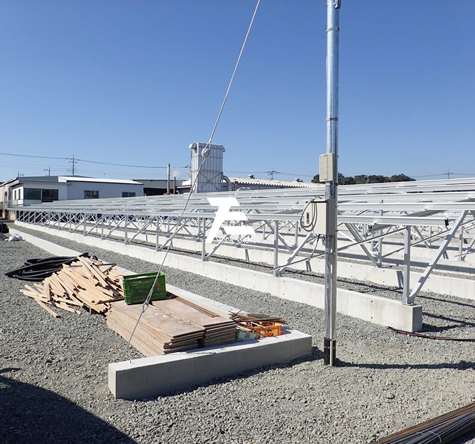  30MW solo projeto de sistema de montagem solar em Fukui Japão